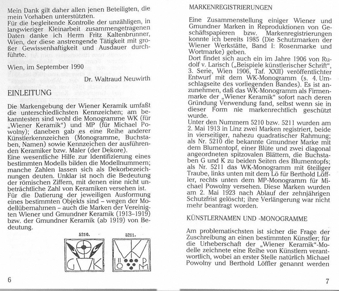 Markenlexikon 3 Wiener Keramik